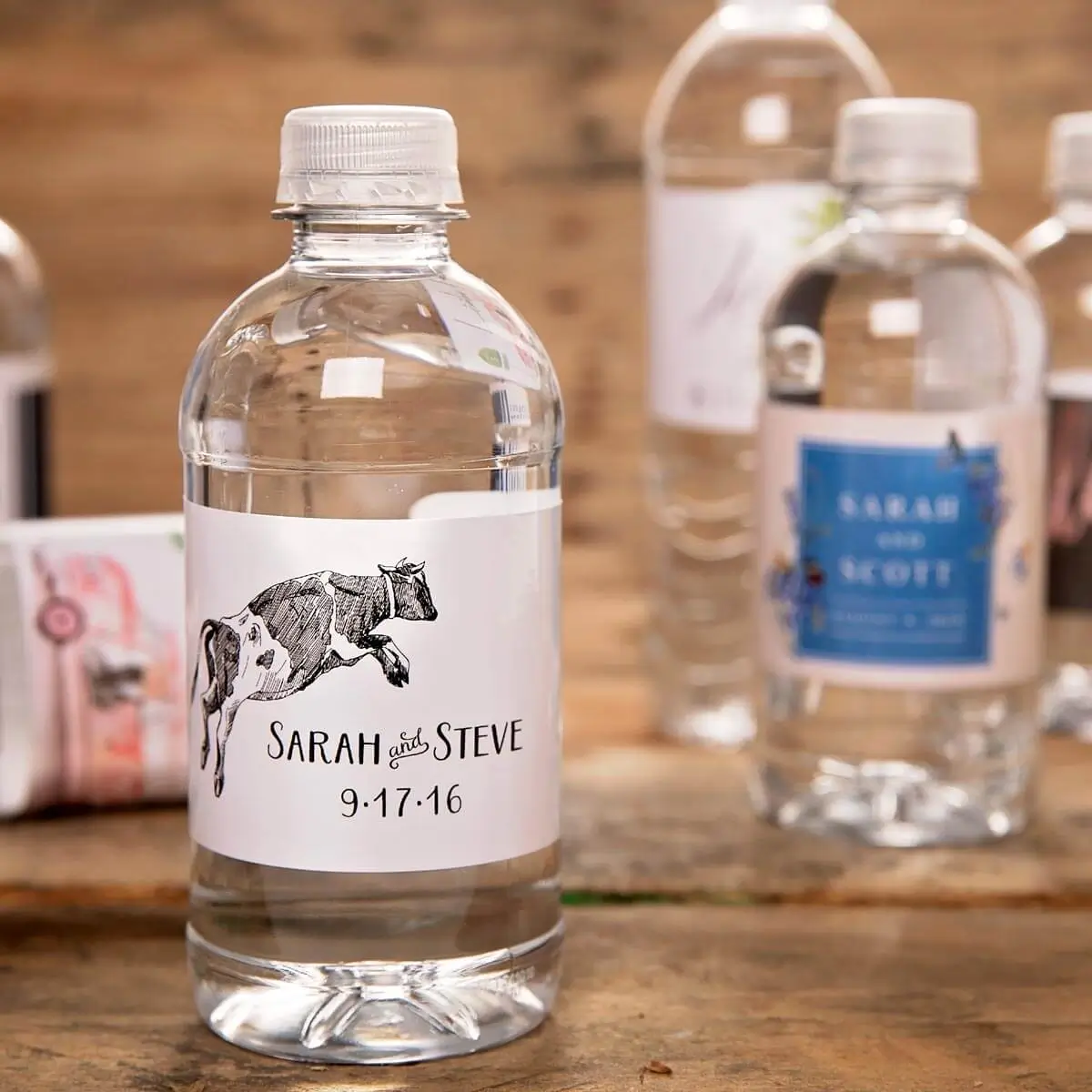 Personalized Recycled Water Bottle- great Wedding gift